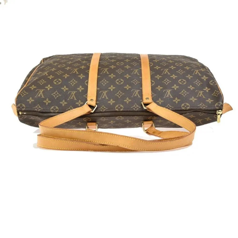 LOUIS VUITTON Flanerie 50 Shoulder Bag Monogram Leather Brown